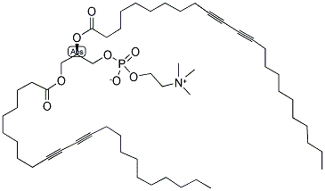 1,2-BIS(10,12-TRICOSADIYNOYL)-SN-GLYCERO-3-PHOSPHOCHOLINE Struktur