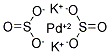 POTASSIUM DISULFITOPALLADATE (II) Struktur