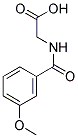 (3-METHOXY-BENZOYLAMINO)-ACETIC ACID Struktur