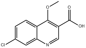 7-CHLORO-4-METHOXY-QUINOLINE-3-CARBOXYLIC ACID Struktur