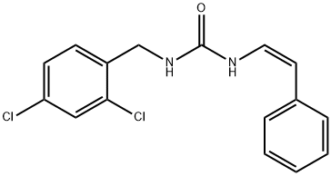 N-(2,4-DICHLOROBENZYL)-N'-STYRYLUREA Struktur