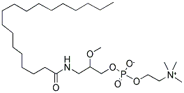 RAC-3-OCTADECANAMIDO-2-METHOXYPROPAN-1-OL PHOSPHOCHOLINE Struktur