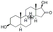 5-ALPHA-ANDROSTAN-3-BETA, 17-BETA-DIOL-16-ONE Struktur