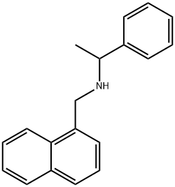 NAPHTHALEN-1-YLMETHYL-(1-PHENYL-ETHYL)-AMINE Struktur