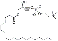 1-NONADECANOYL-2-HYDROXY-SN-GLYCERO-3-PHOSPHOCHOLINE Struktur