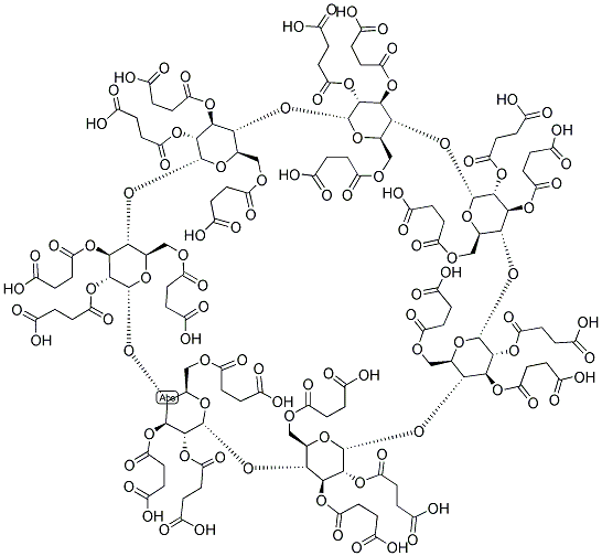 SUCCINYL-BETA-CYCLODEXTRIN Struktur