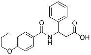 3-PHENYL-3-[(4-PROPOXYBENZOYL)AMINO]PROPANOIC ACID Struktur