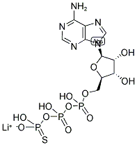 ADENOSINE-5'-O-(3-THIOTRIPHOSPHORIC ACID), LITHIUM Struktur