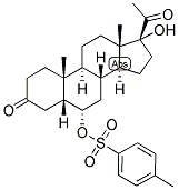 5-BETA-PREGNAN-6-ALPHA, 17-DIOL-3,20-DIONE 6-P-TOLUENESULPHONATE Struktur