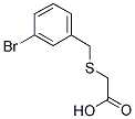 [(3-BROMOBENZYL)THIO]ACETIC ACID Struktur