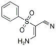 2-(AMINOMETHYLENE)PHENYLSULPHONYL ACETONITRILE Struktur