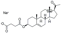 5-PREGNEN-3BETA-OL-20-ONE 3-HEMISUCCINATE SODIUM Struktur