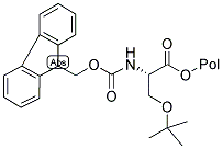 FMOC-L-SER(TBU)-PEG-PS Struktur