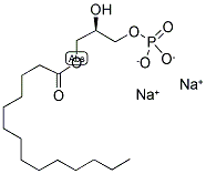 1-MYRISTOYL-2-HYDROXY-SN-GLYCERO-3-PHOSPHATE (SODIUM SALT) Struktur