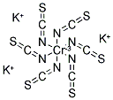 POTASSIUM HEXAISOTHIOCYANATOCHROMATE (III) Struktur