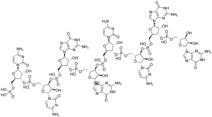 CCGGCCGG, 5'-PHOSPHORYLATED Struktur