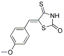 (5Z)-5-(4-METHOXYBENZYLIDENE)-4-THIOXO-1,3-THIAZOLIDIN-2-ONE Struktur