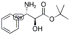 (2S,3S)-1,1-DIMETHYLETHYL 3-AMINO-2-HYDROXY 3-PHENYLPROPANOATE Struktur