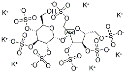 POTASSIUM SUCROSE HEPTASULFATE Struktur