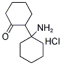 1'-AMINO-1,1'-BI(CYCLOHEXYL)-2-ONEHYDROCHLORIDE Struktur