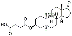 5-BETA-ANDROSTAN-3-BETA-OL-17-ONE HEMISUCCINATE Struktur