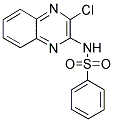 N-(3-CHLOROQUINOXALIN-2-YL)BENZENESULFONAMIDE Struktur