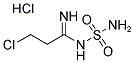 N-SULFAMYL-3-CHLORO PROPIONAMIDINIE HYDROCHLORIDE Struktur