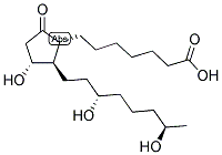 13,14-DIHYDRO-19(R)-HYDROXY PROSTAGLANDIN E1 Struktur