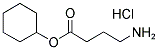 4-AMINOBUTYRIC ACID CYCLOHEXYL ESTERHYDROCHLORIDE Struktur