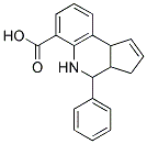 4-PHENYL-3A,4,5,9B-TETRAHYDRO-3H-CYCLOPENTA[C]QUINOLINE-6-CARBOXYLIC ACID Struktur