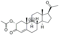 4-PREGNEN-2-ALPHA-OL-3,20-DIONE ACETATE Struktur