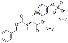 N-CBZ-L-TYR(SO3H) 2NH3 Struktur