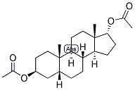 5-BETA-ANDROSTAN-3-BETA, 17-ALPHA-DIOL DIACETATE Struktur