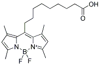 4,4-DIFLUORO-1,3,5,7-TETRAMETHYL-4-BORA-3A,4A-DIAZA-S-INDACENE-8-NONANOIC ACID Struktur