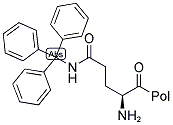 H-GLN(TRT)-2-CLTRT RESIN Struktur