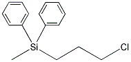 CHLOROPROPYLDIPHENYLMETHYLSILANE Struktur