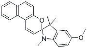 5-METHOXY-1,3,3-TRIMETHYLSPIRO[INDOLINE-2,3'-[3H]NAPHTHO[2,1-B]PYRAN] Struktur