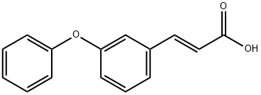 3-PHENOXYCINNAMIC ACID Struktur