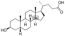 5-BETA-CHOLANIC ACID-3-BETA-OL Struktur