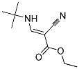 ETHYL 3-((TERT-BUTYL)AMINO)-2-NITRILOPROP-2-ENOATE Struktur