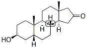 5-BETA-ANDROSTAN-3-BETA-OL-16-ONE Struktur