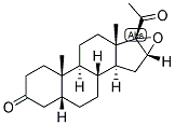 5-BETA-PREGNAN-16,17-EPOXY-3,20-DIONE Struktur