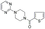 4-PYRIMIDIN-2-YLPIPERAZINYL 2-THIENYL KETONE Struktur