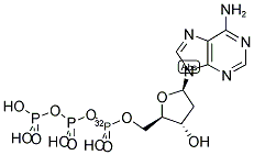 DEOXYADENOSINE 5'-TRIPHOSPHATE, [ALPHA-32P]- Struktur