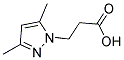 3-(3,5-DIMETHYL-1H-PYRAZOL-1-YL)PROPANOIC ACID Struktur
