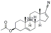 5,16-ANDROSTADIEN-17-CYANO-3-BETA-OL ACETATE Struktur