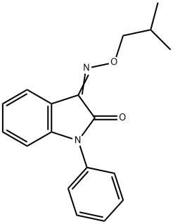 1-PHENYL-1H-INDOLE-2,3-DIONE 3-(O-ISOBUTYLOXIME) Struktur