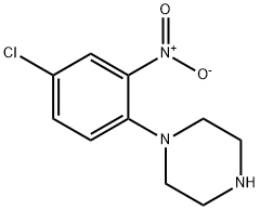 1-(4-CHLORO-2-NITROPHENYL)PIPERAZINE Struktur