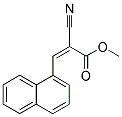 METHYL 2-NITRILO-3-NAPHTHYLPROP-2-ENOATE Struktur