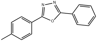 2-(4-METHYLPHENYL)-5-PHENYL-1,3,4-OXADIAZOLE Struktur